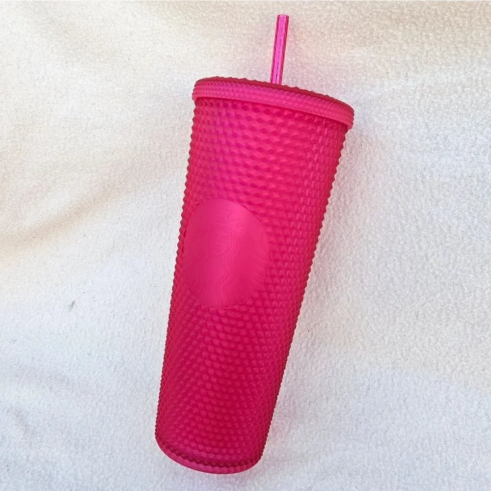 Starbucks Hot Pink Studded Tumbler 24oz